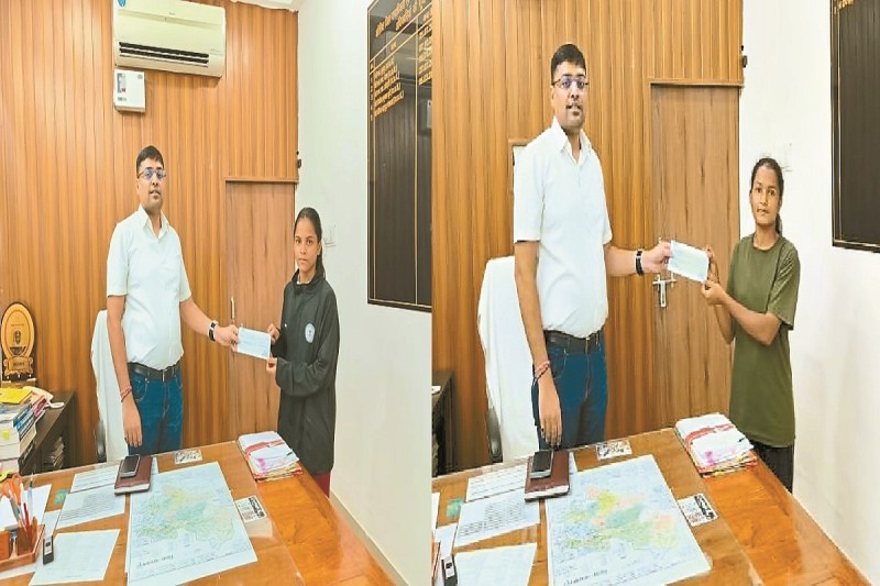 खिलाड़ियों को मिली आर्थिक सहायता (Photo source- Patrika)