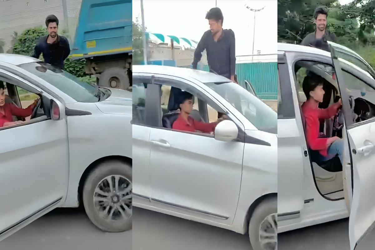 Viral Video: लखनऊ में युवाओं की स्टंटबाजी पर लगाम नहीं: इकाना स्टेडियम के पास
चलती कार से खतरनाक रील बनाने का वीडियो वायरल