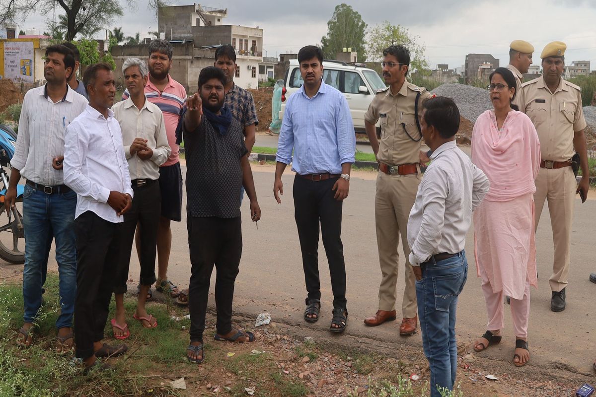 कलक्टर,एसपी ने किया छीतरिया ताल और जल क्षेत्रों का निरीक्षण Collector, SP inspected Chitriya lake and water areas
