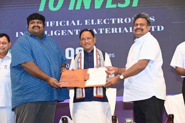 छत्तीसगढ़ इंडस्ट्री डायलॉग -2 में CM साय हुए शामिल, डिजिटल नवाचारों का किया शुभारंभ, देखें Photo...