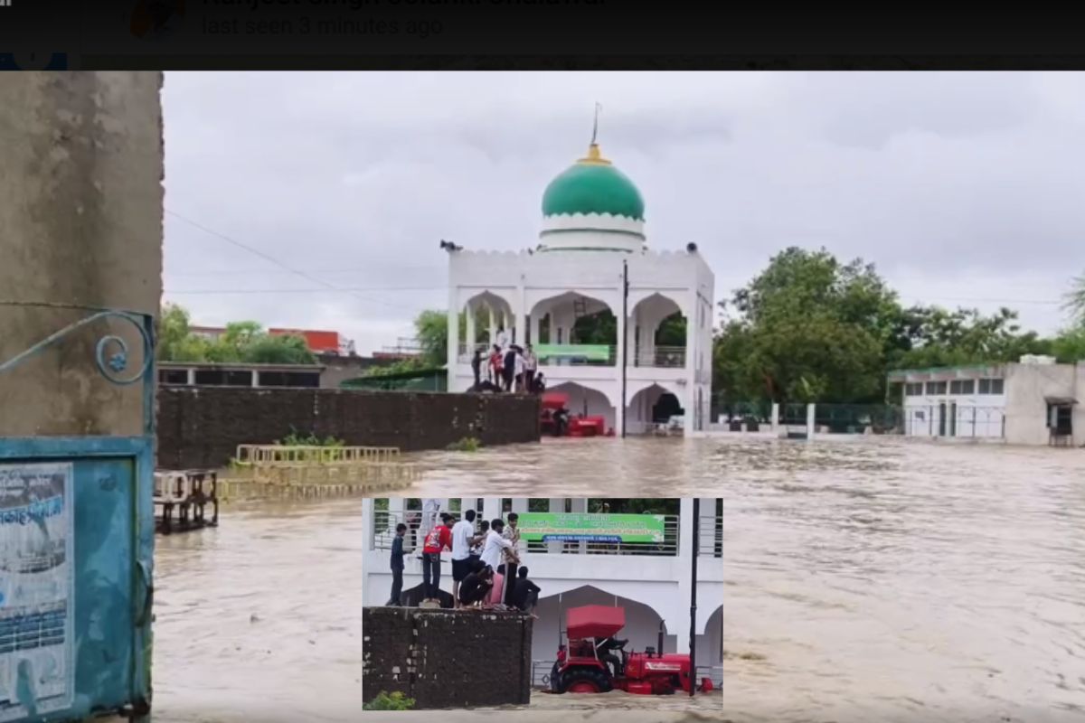 Flood rescue : कोटा में मूसलाधार बारिश, मोडक में बाढ़, दरगाह में फंसे 11 लोग,
निकाला सुरक्षित, नदियां उफान पर, हाई अलर्ट जारी