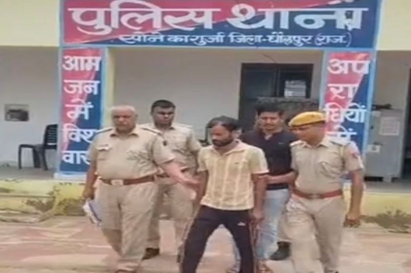 दस हजार का इनामी बदमाश अंकेश गिरफ्तार 10 thousand bounty criminal Ankesh arrested