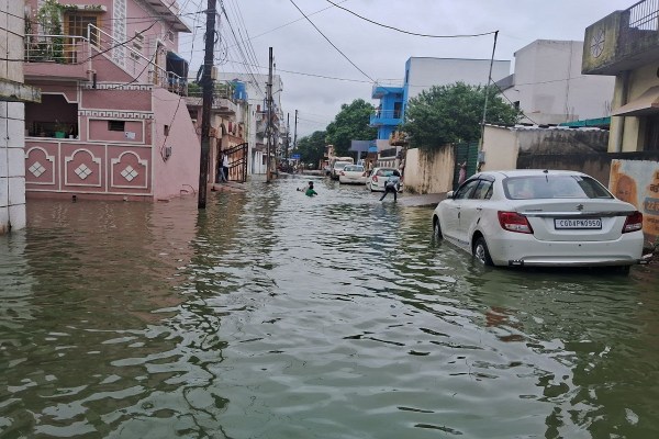 भारी बारिश का अलर्ट (फोटो सोर्स - पत्रिका)