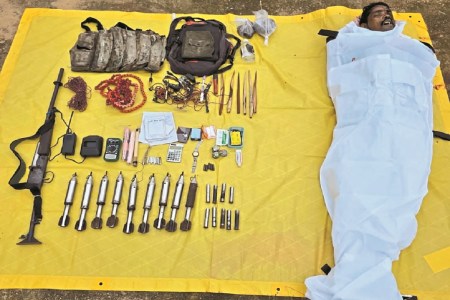 सुकमा मुठभेड़ में 5 लाख का इनामी नक्सली ढेर (Photo source- Patrika)