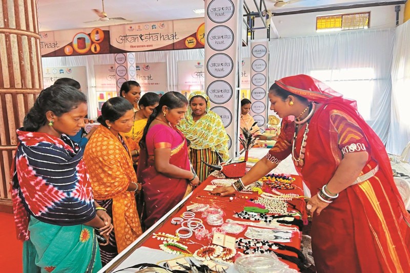 आकांक्षा हाट का आयोजन (Photo source- Patrika)