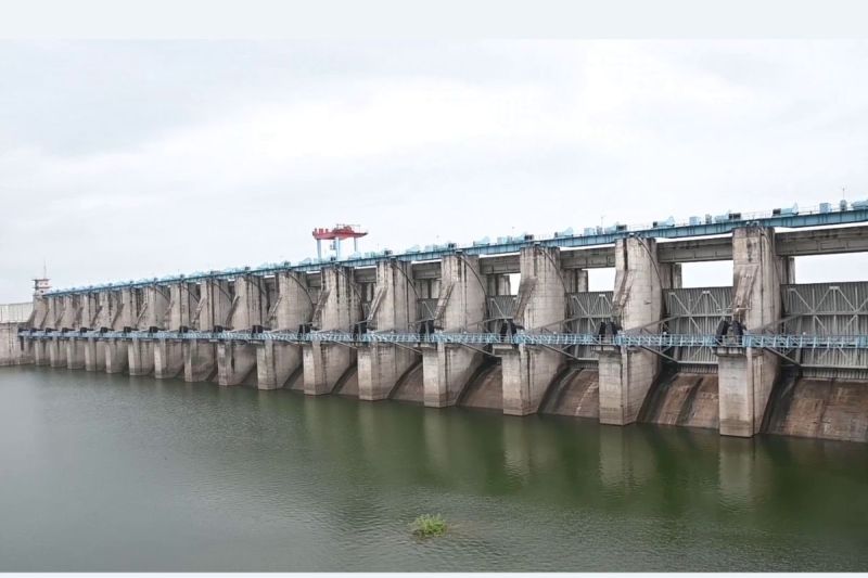 बीसलपुर बांध में तेजी से हो रही पानी की आवक। फोटो-पत्रिका।