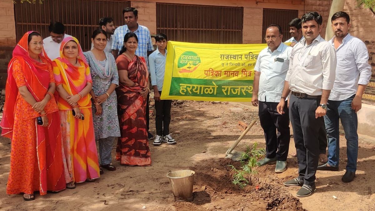 हरयाळो राजस्थान: जैसलमेर जिले के विद्यालयों ने लिया हरियाली का संकल्प