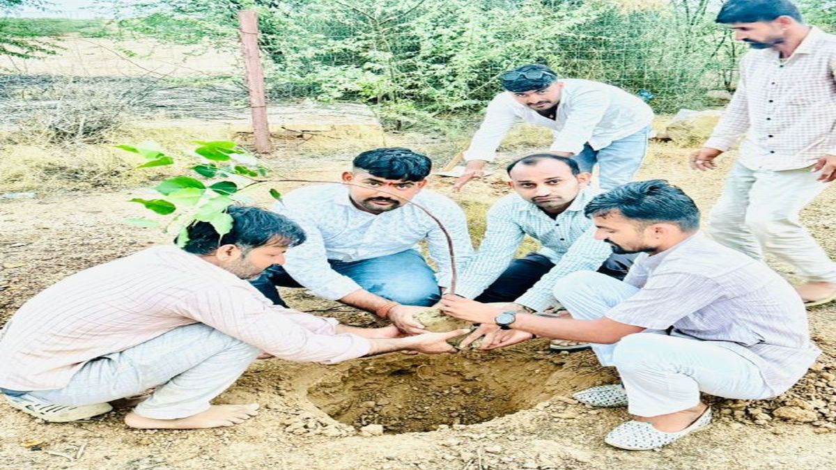 हरयाळो राजस्थान: राम वाटिका और सुमेरिया तालाब पर पौधरोपण