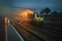 Garib Rath Express Engine Fire Averted Major Accident