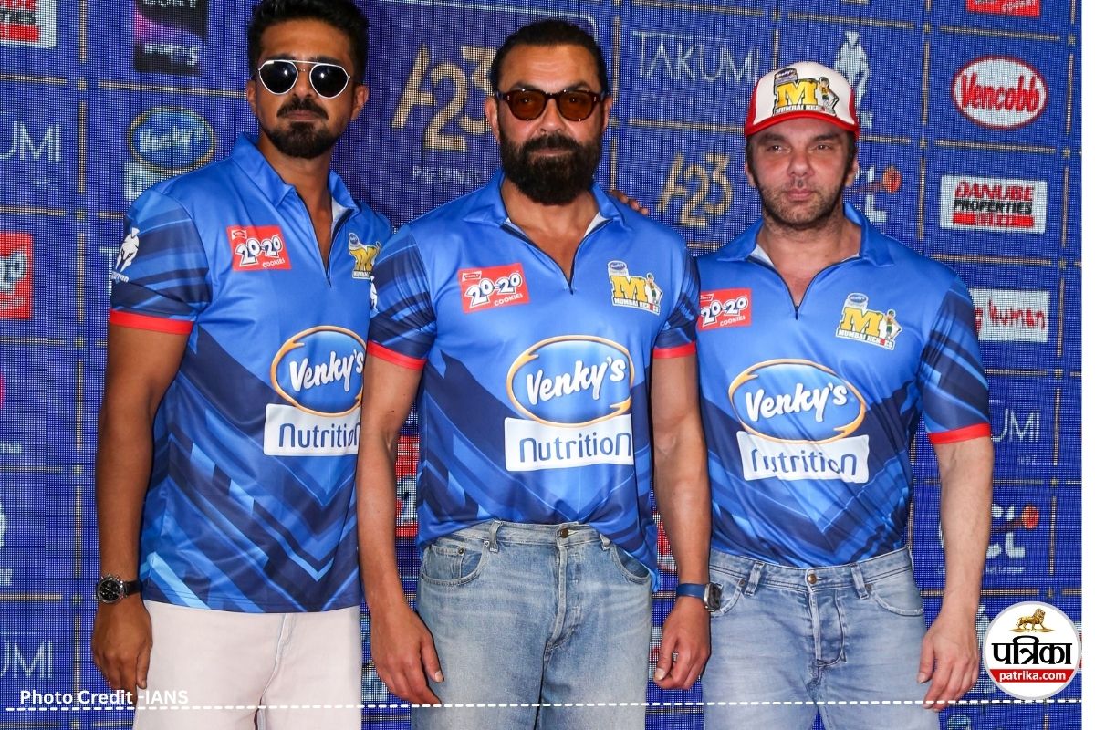 Actors Bobby Deol, Sohail Khan and Saqib Saleem