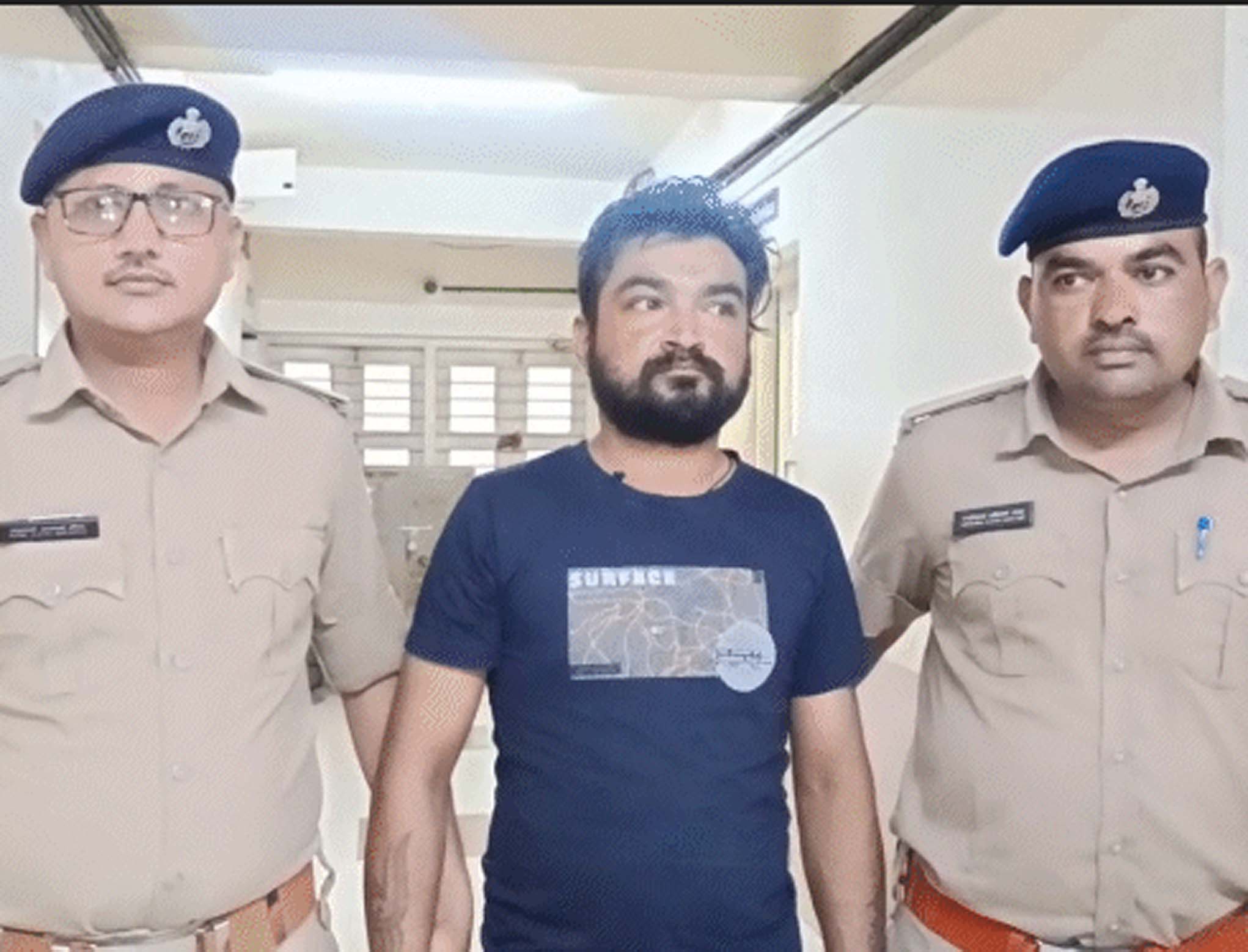 महुवा में सास-ससुर की हत्या के आरोपी दामाद को भेजा जेल