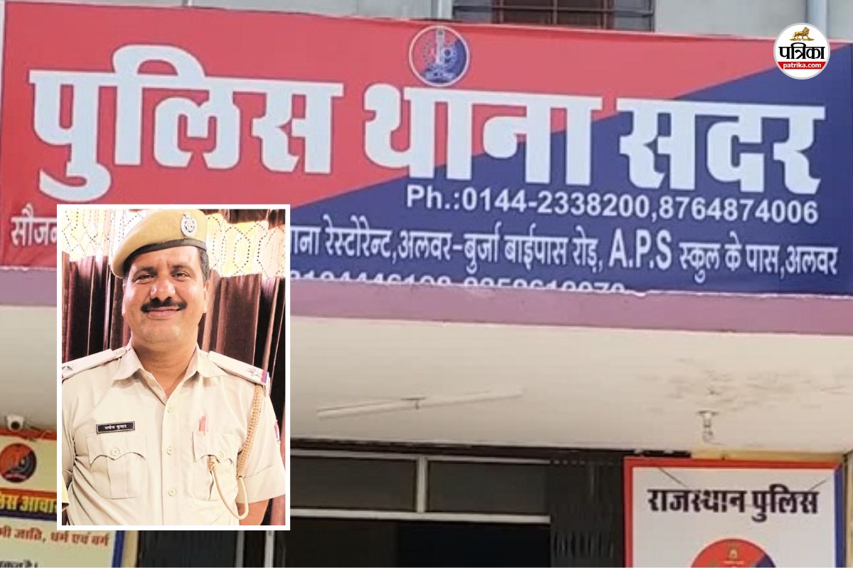 Alwar Police became Angel took injured Youth Hospital removed jam by running in front of jeep saved Deepak Singh life