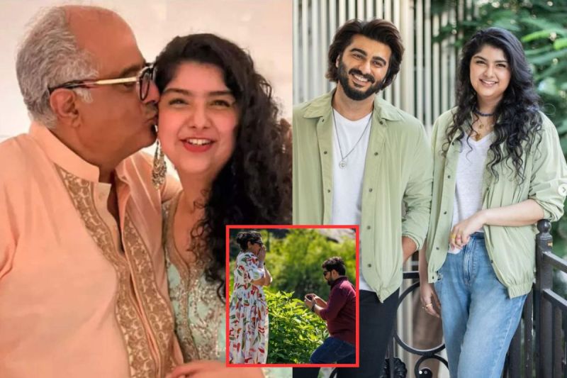 Arjun kapoor sister Anshula Kapoor Engages With Rohan Thakkar