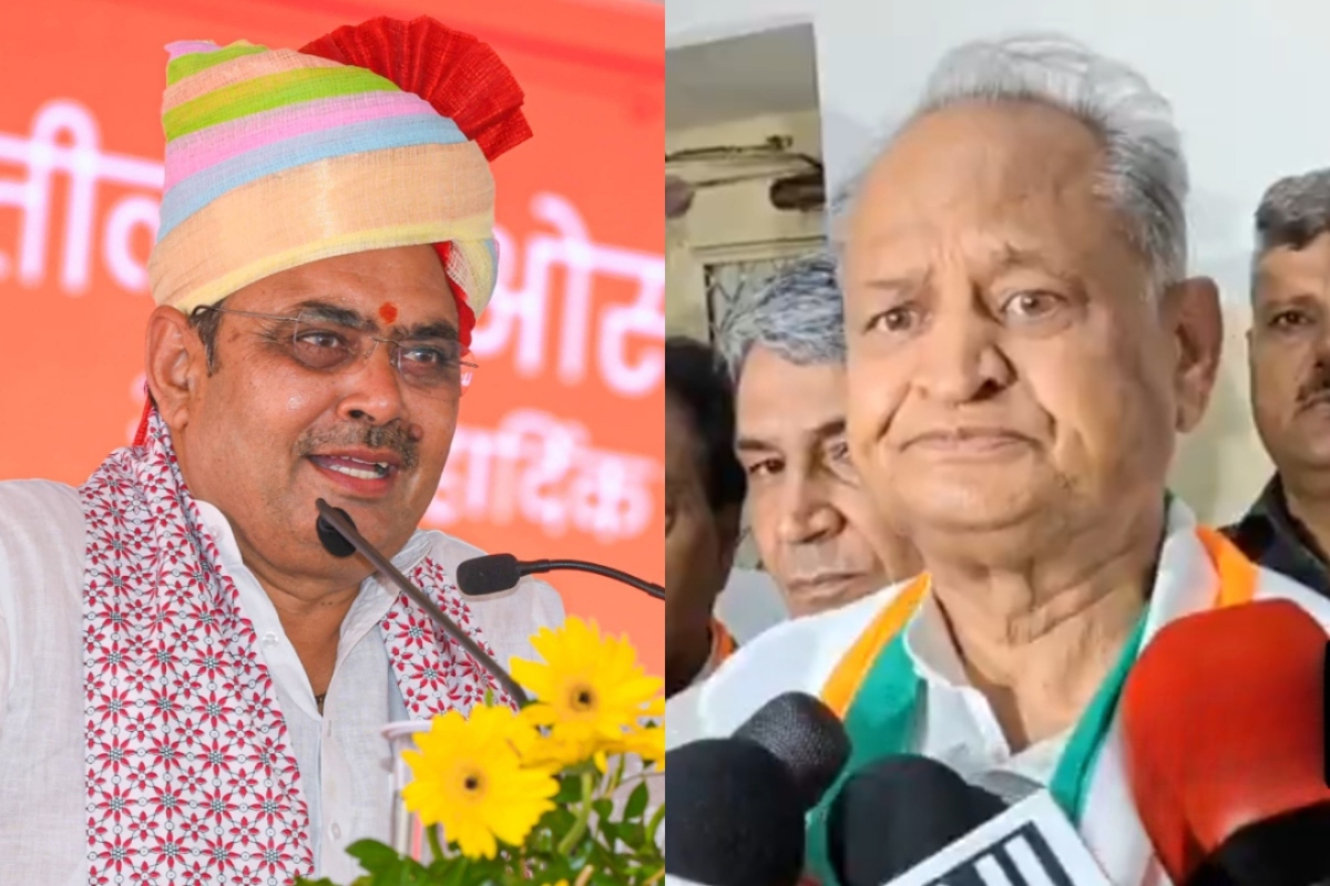 Ashok Gehlot and CM Bhajan Lal