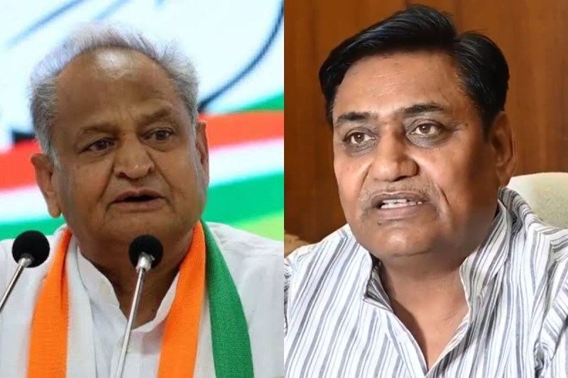 Ashok Gehlot and Govind Singh Dotasara