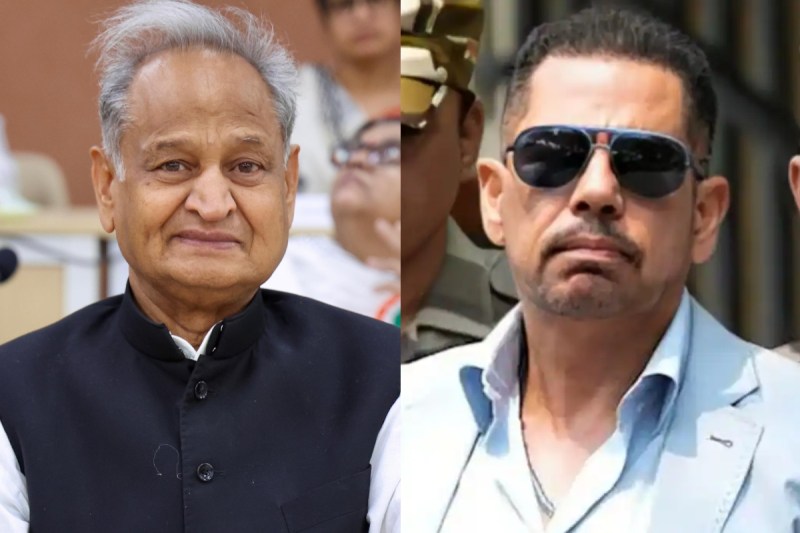 Ashok Gehlot and Robert Vadra