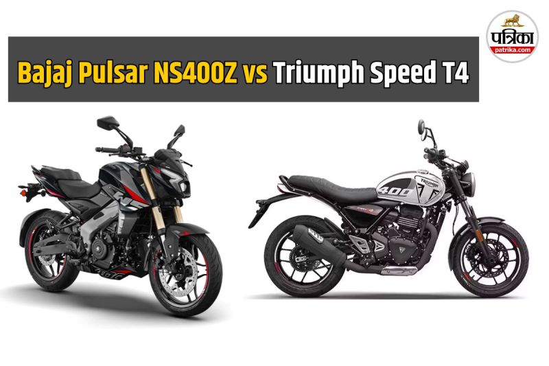 Bajaj Pulsar NS400Z vs Triumph Speed T4