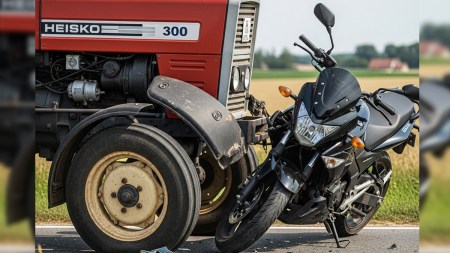 Bike mechanic dies in tractor collision in bijnor