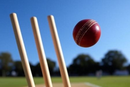 ball Hits stumps (Photo- AI Generated)