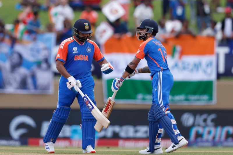 Rohit Sharma and Virat Kohli in Champions Trophy 2025 (Photo- IANS)