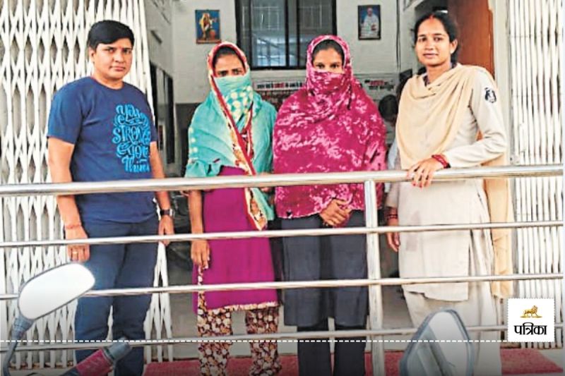 देह व्यापार में संलिप्त दो महिलाओं पर कार्रवाई(photo-patrika)