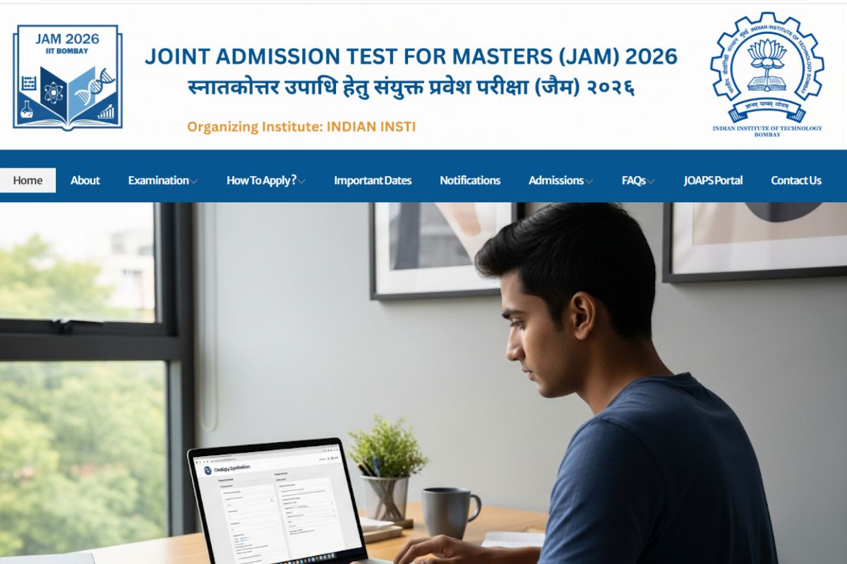 IIT JAM 2026: IIT Bombay Opens Online Applications on August 5th