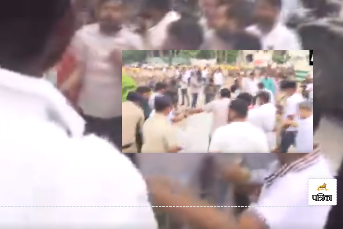 चैतन्य बघेल की गिरफ्तारी पर बवाल, NSUI ने ED दफ्तर के बाहर किया उग्र प्रदर्शन
