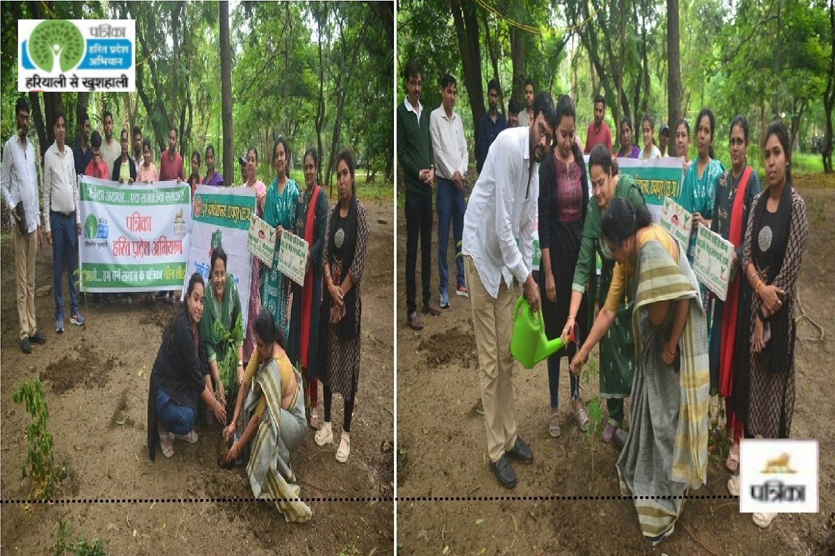 पत्रिका अभियान की शुरुआत! नालंदा परिसर में महिलाओं और युवाओं ने रोपे सैकड़ों
पौधे…