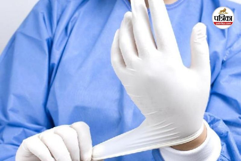 घटिया ग्लब्स के उपयोग पर बैन (Photo source- Patrika)