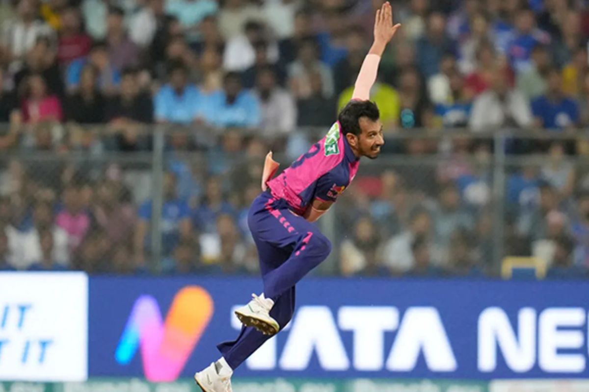 Yuzvendra chahal Bowling for RR in IPL (Photo- ANI)