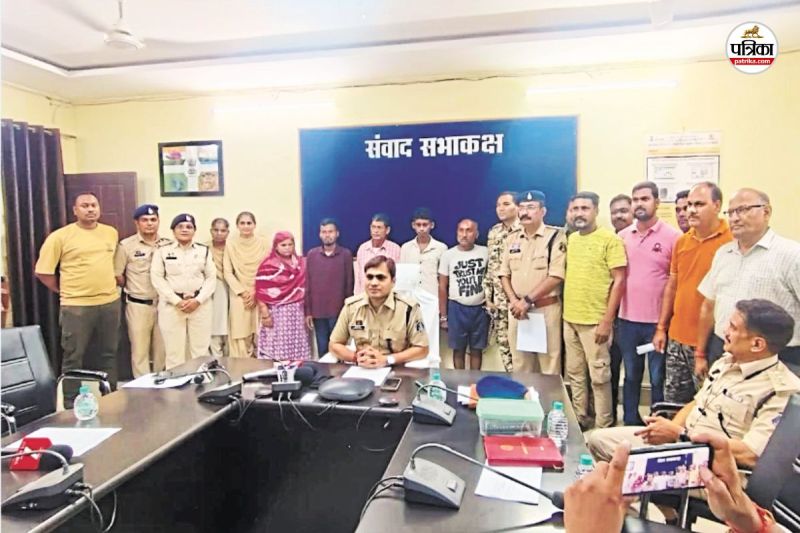 5 गिरफ्तार (फोटो सोर्स - पत्रिका)