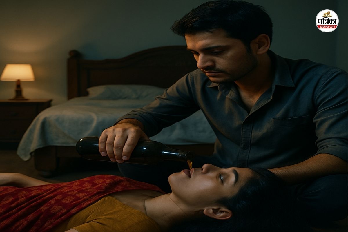 पति बच्चों को छोड़कर जिस प्रेमी के साथ भागी महिला उसी ने एक बोतल शराब पिलाकर कर
दी हत्या