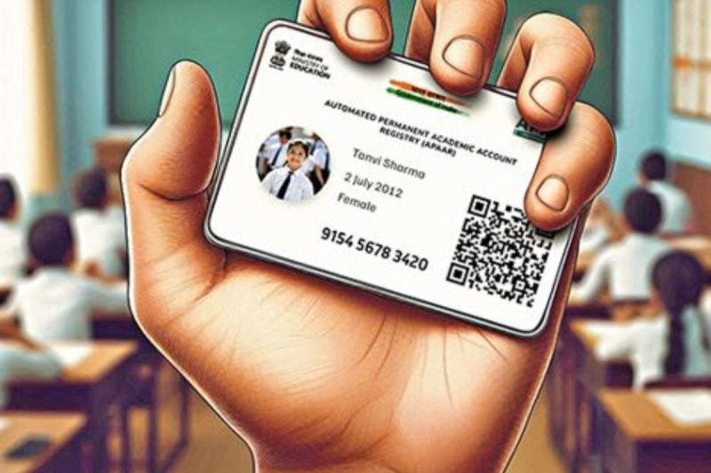 विद्यार्थियों की अपार आइडी अलपोड स्कीम, फोटो एआइ