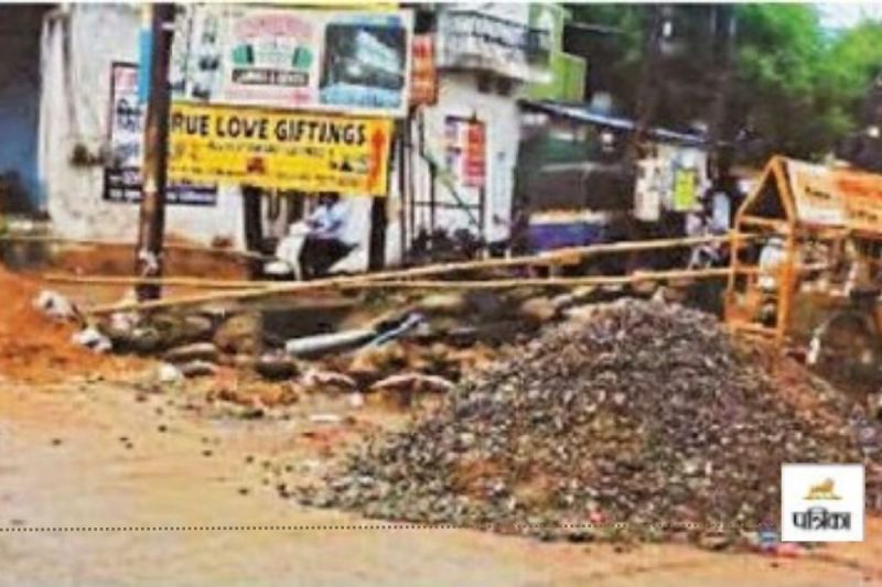 CG News: नगर निगम की खानापूर्ति सफाई, अब तेज बारिश हुई तो डूबेंगे कई इलाके(photo-patrika)