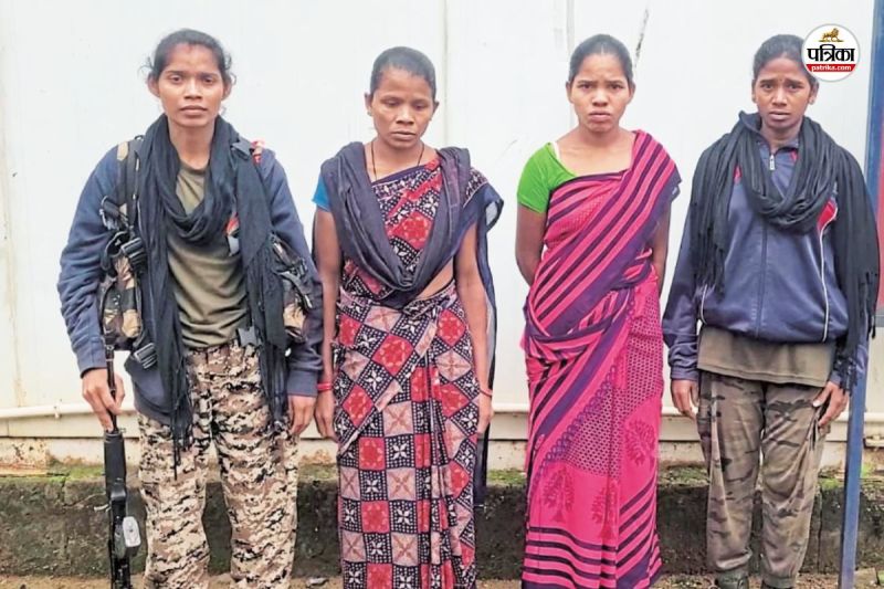 2 महिला नक्सली गिरफ्तार (फोटो सोर्स- पत्रिका)