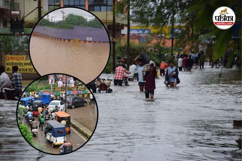 बिलासपुर-सरगुजा संभाग में भी बरपा कहर (Photo source- Patrika)