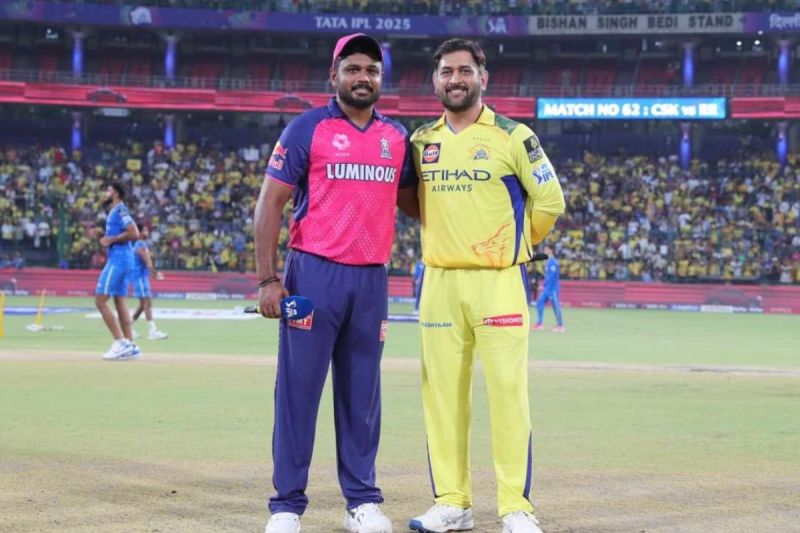 Sanju Samson and MS Dhoni (Photo Credit- IPL T20)