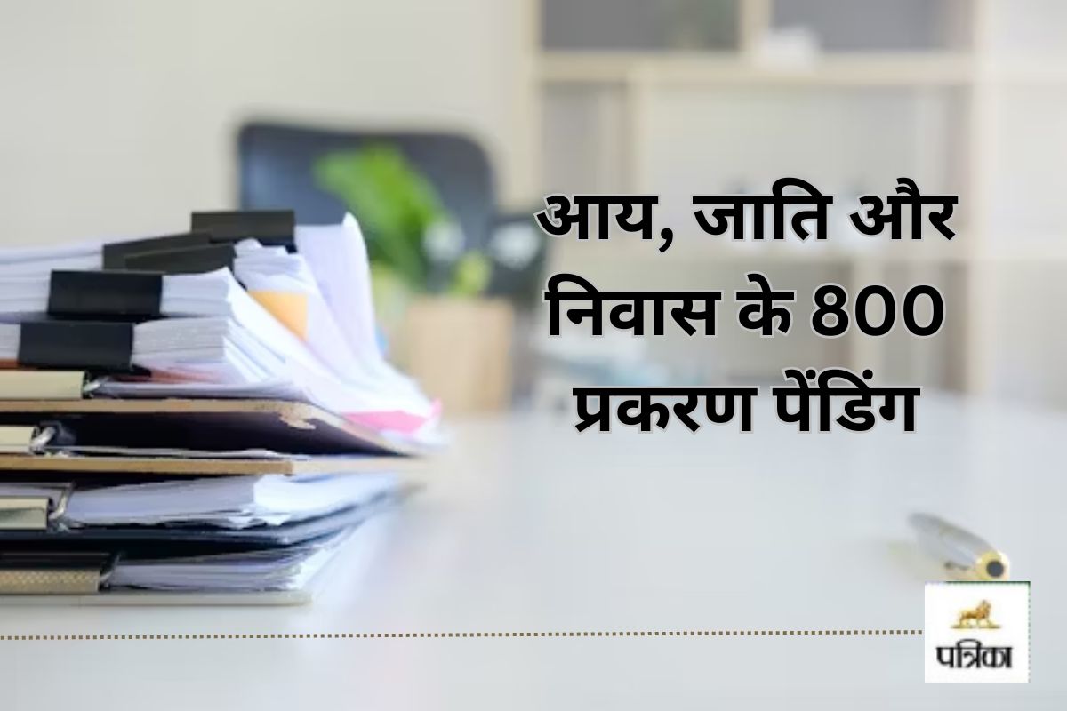 CG News: आय, जाति और निवास के 800 प्रकरण पेंडिंग, समय-सीमा वाले 300 केस भी अटके…