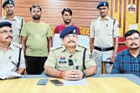 साढ़े 21 लाख का गांजा समेत आरोपी गिरफ्तार (फोटो सोर्स- पत्रिका)