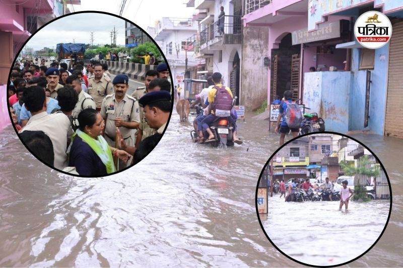 एक मूसलाधार बारिश और डूब गया पूरा सिस्टम (Photo source- Patrika)