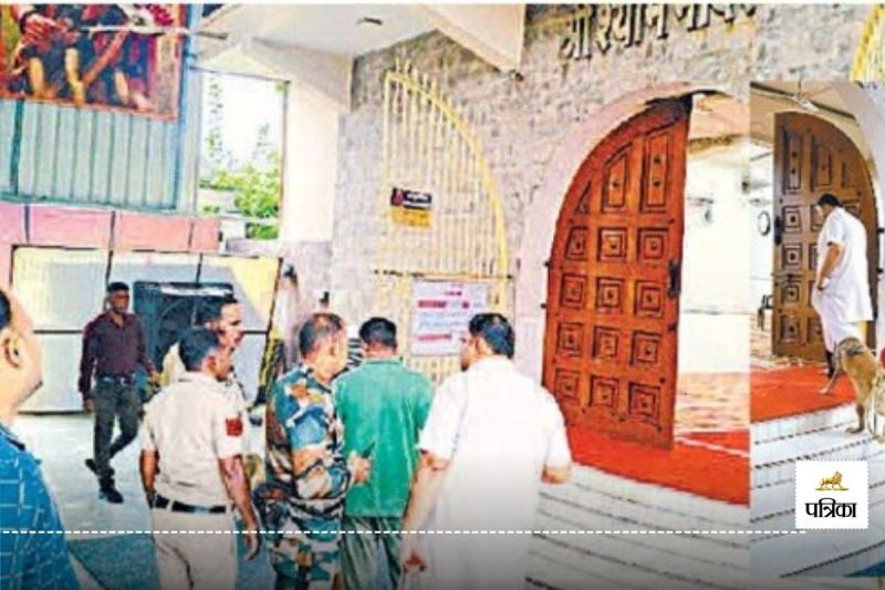 श्याम मंदिर में 23 लाख की चोरी(photo-patrika)