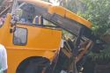 Train Hits School Bus at Crossing: Two Children Killed, Several Injured