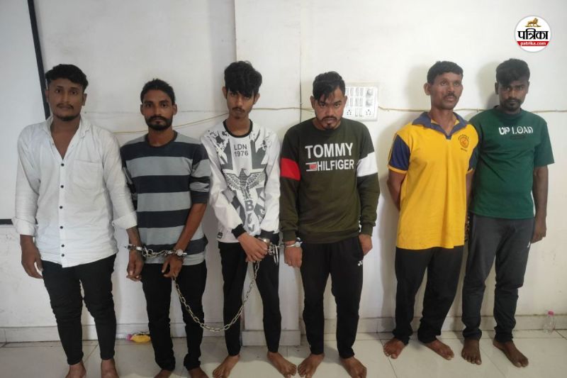 देवार गिरोह के 5 चोर चढ़े पुलिस के हत्थे (फोटो सोर्स- पत्रिका)