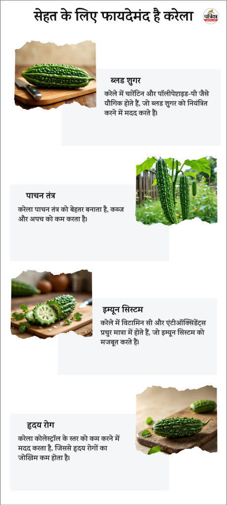Bitter gourd is beneficial for health
