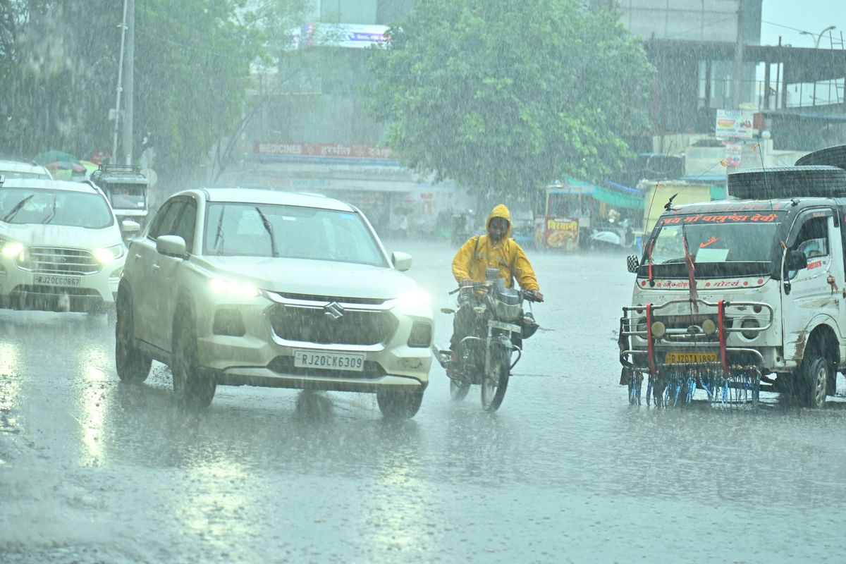 Mansoon:कोटा में झमाझम बारिश,दे खिये तस्वीरें….