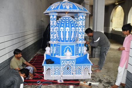 Muharram is tomorrow, artisans are busy making and decorating tazias