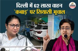 दिल्ली में 62 लाख ‘कबाड़’ गाड़ियों पर सियासी भूचाल, सीएम रेखा के आदेश को AAP ने
बताया तुगलकी फरमान - image