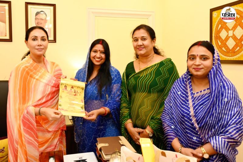 Teej Festival Jaipu 27-28 July Teej Mata procession first time a female priest will perform puja