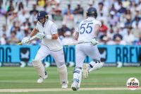 England's Ben Stokes and Joe Root