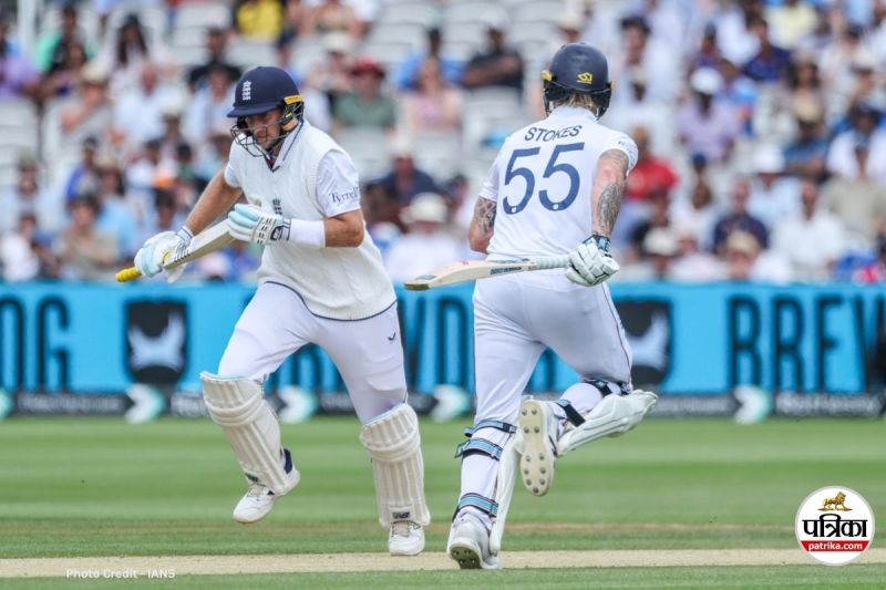 England's Ben Stokes and Joe Root